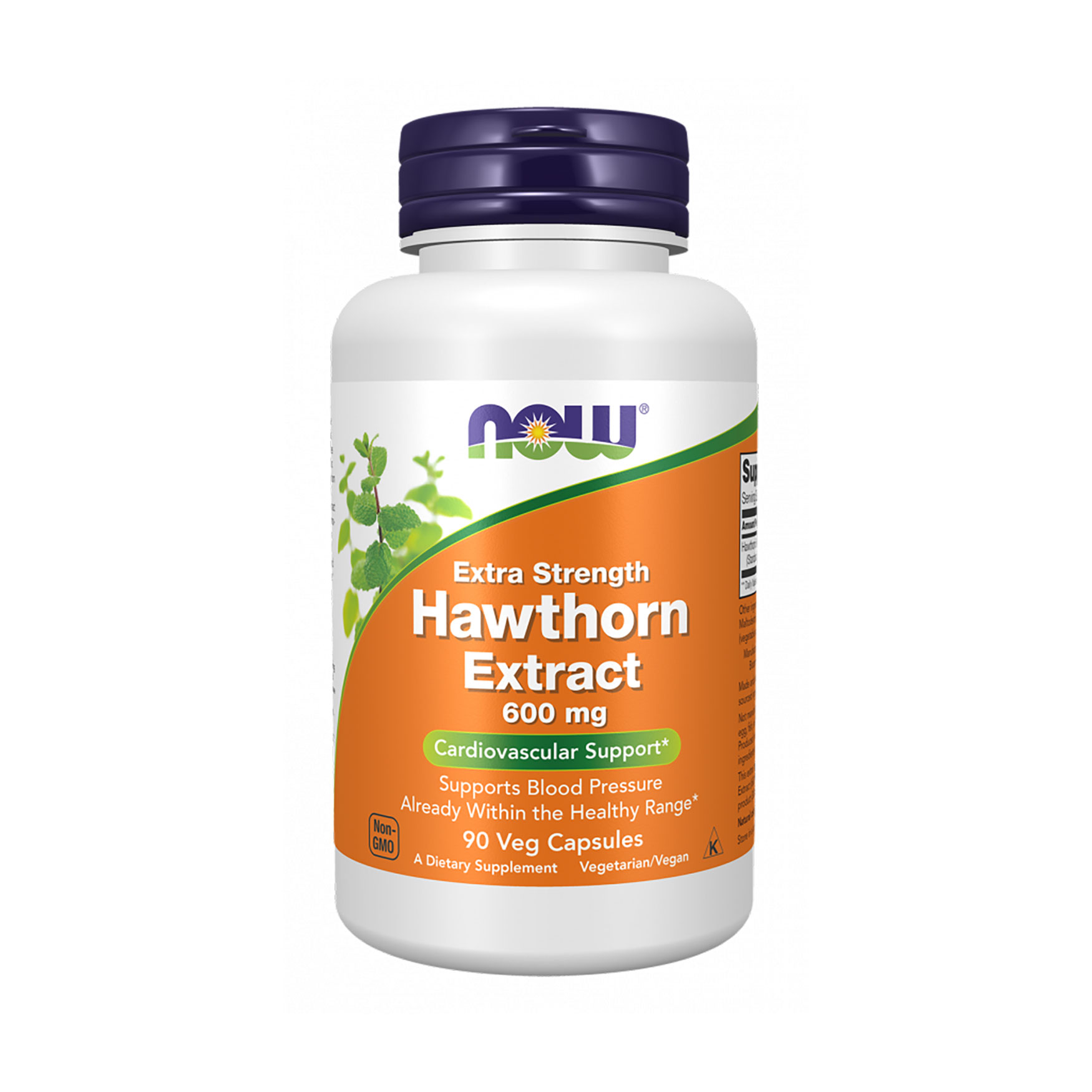 Екстракт глоду NOW Foods Extra Strength Hawthorn Extract 600 мг, 90 капсул