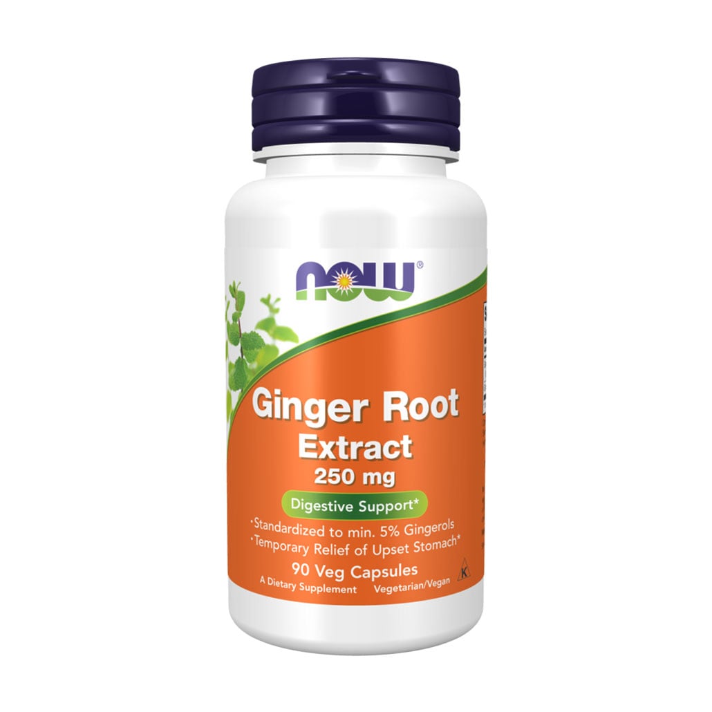 Екстракт кореня імбиру NOW Foods Ginger Root Extract 250 мг, 90 капсул